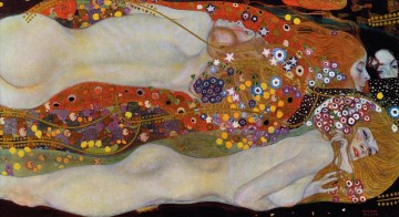 Water Snakes II Gustav Klimt Oil Paintings